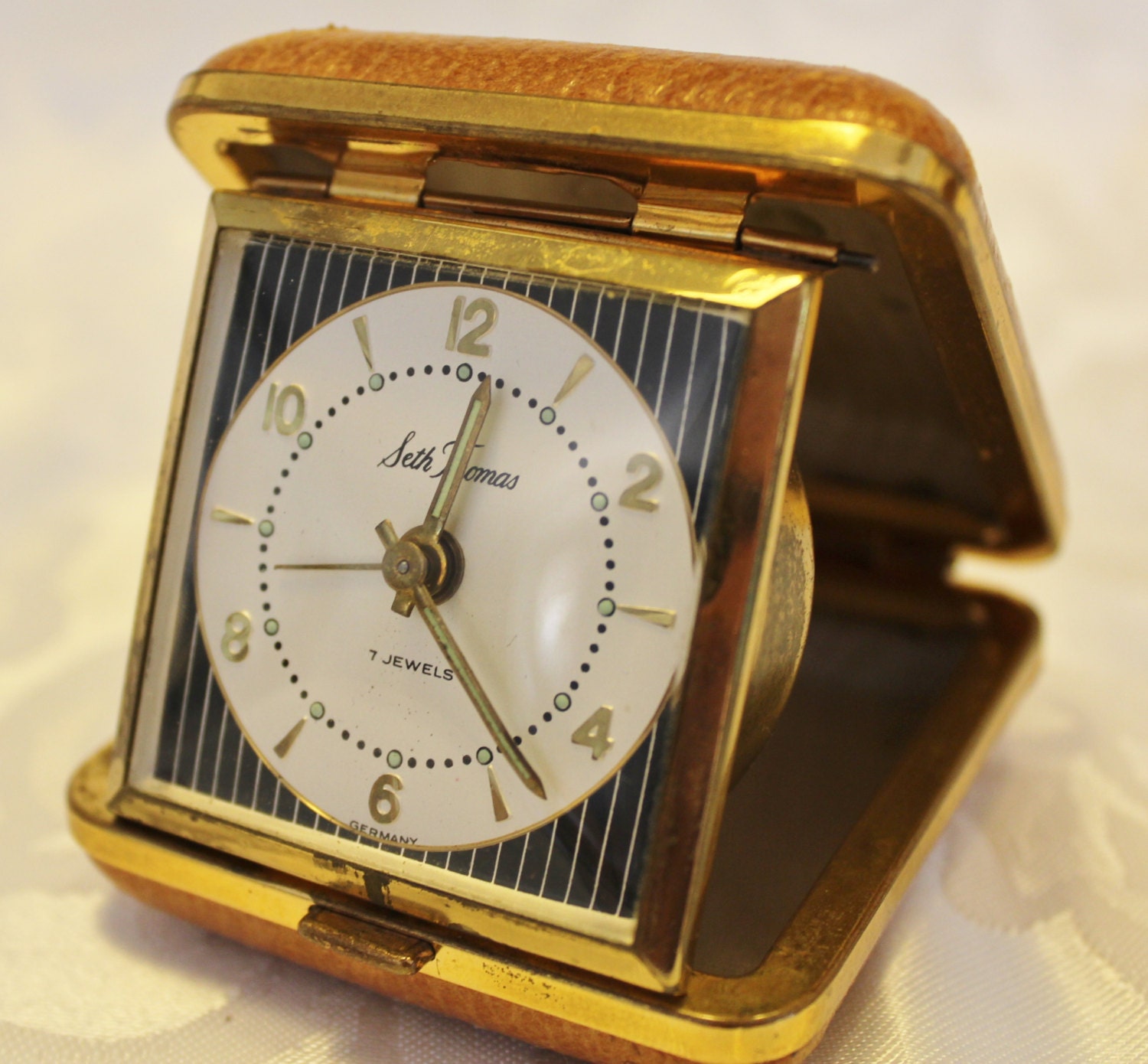 Vintage Seth Thomas Travel Alarm Clock