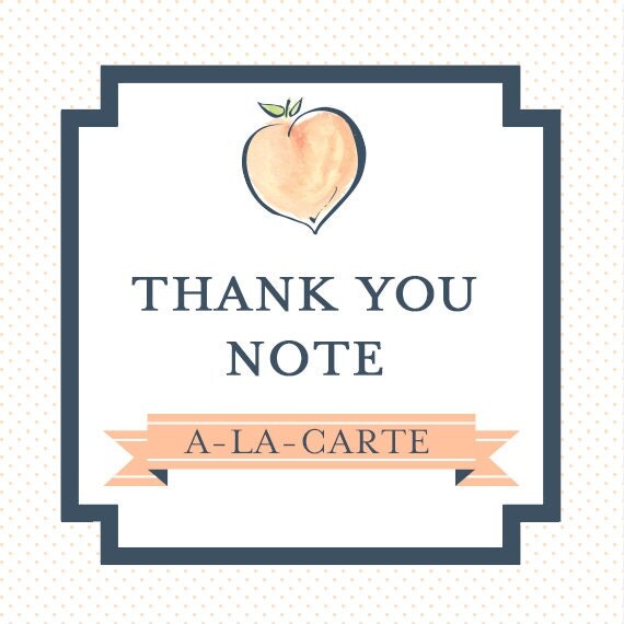 THANK YOU Note - PRINTABLE file, a la carte Il_570xn