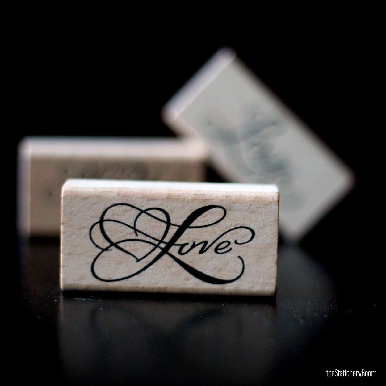 Love Calligraphy Script Font Wooden Rubber Love Stamp
Love Calligraphy Font
