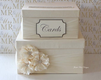 Wedding Card Box, Money Box, Custom Card Box - Custom Made to Order