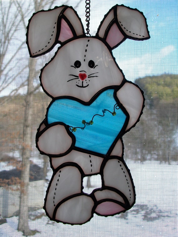 Stained Glass Bunny