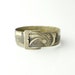 Art Deco Buckle Bracelet . Chicago Worlds Fair 1933 . Full Skyline with Zeppelins .