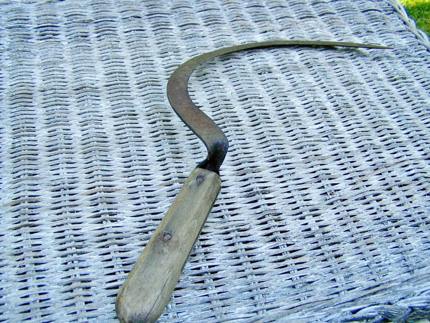 Hand Sickle Hay Scythe Vintage Hand Tools Antique Hay