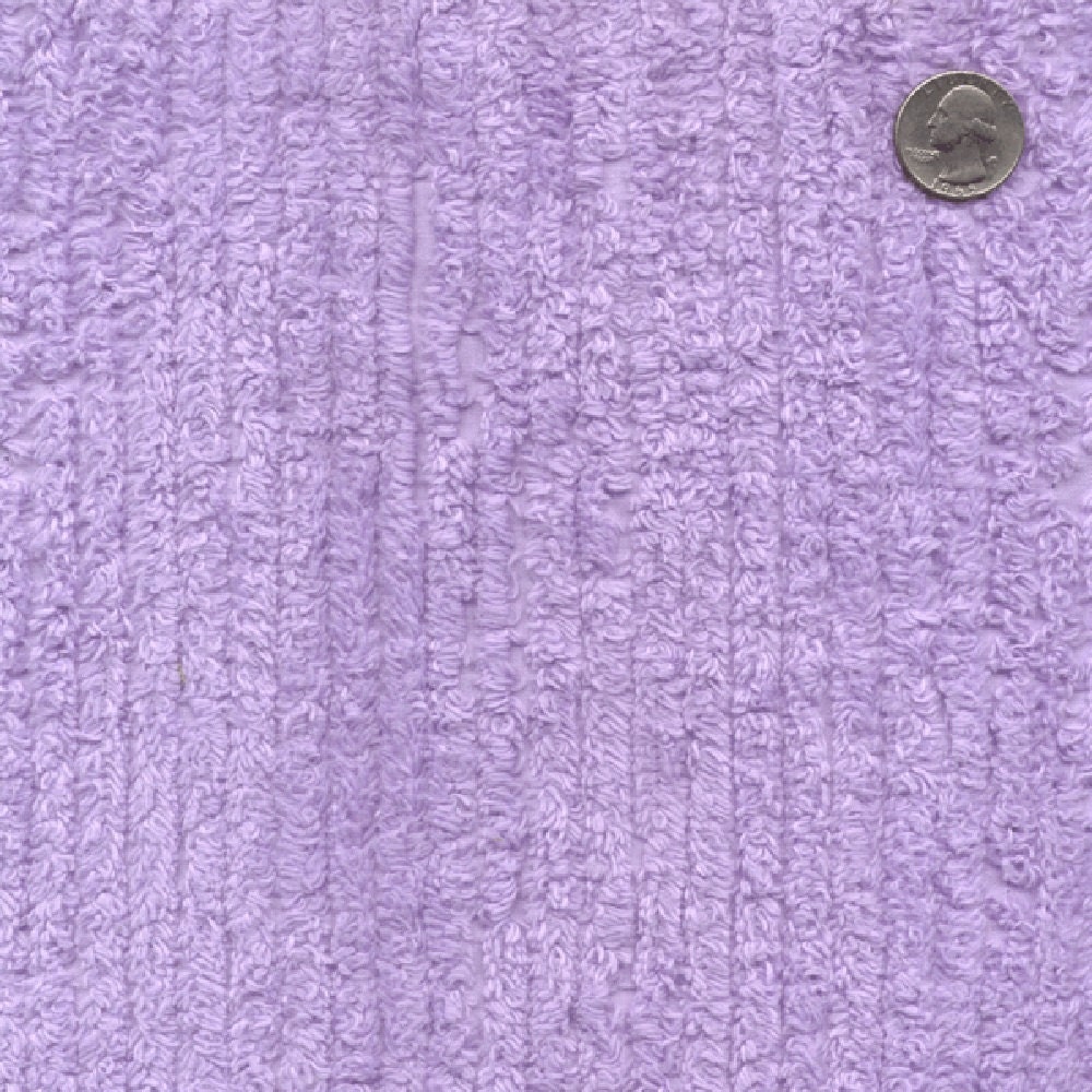 56 10oz Lilac Cotton Chenille Fabric13 Yards Wholesale