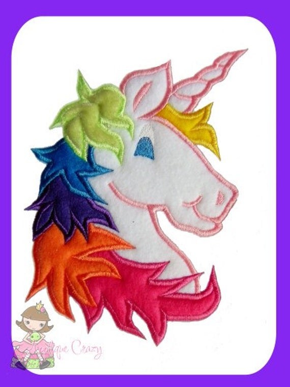 Download Unicorn Applique embroidery design