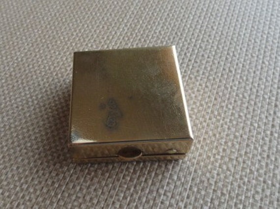 Vintage Stanton Brass Pill Box