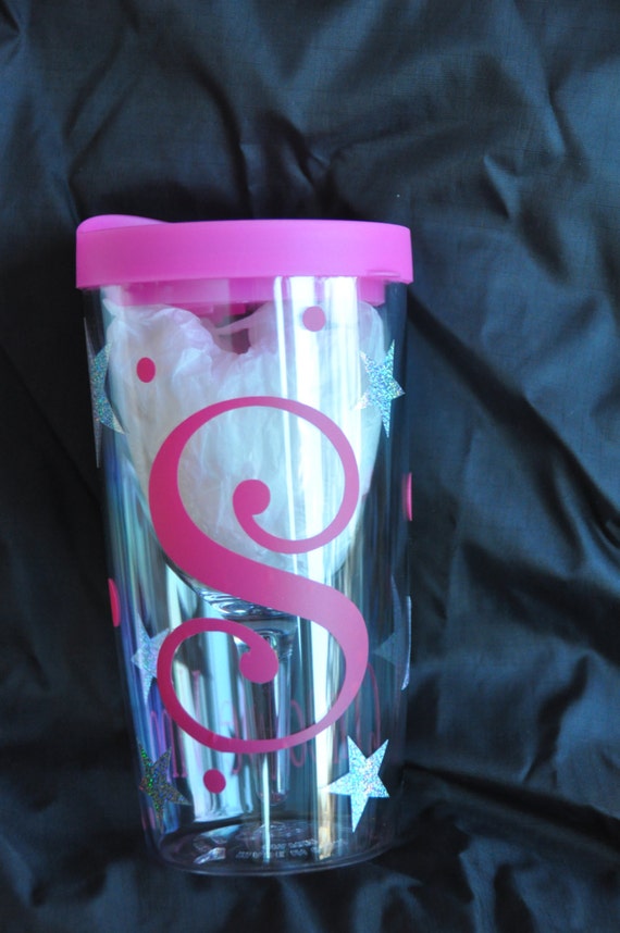 Items similar to Wine Tumbler/ Wine Sippy Cup/ Vino 2 Go/ pink/ sparkle