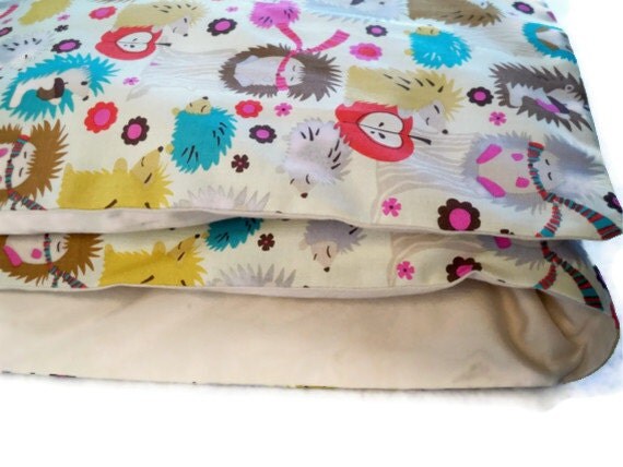 Toddler Duvet Cover Hedgehog Bedding Choose Your Size And