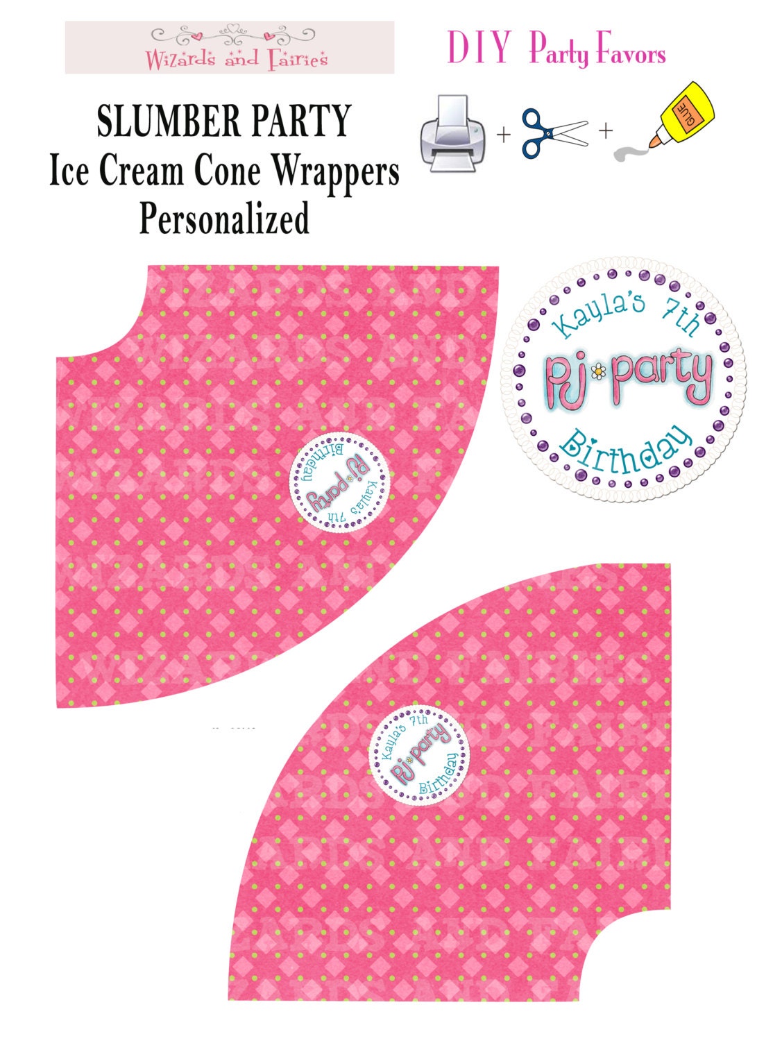 Ice Cream Cone Wrapper Ice Cream Party Printable Ice Cream My Xxx Hot