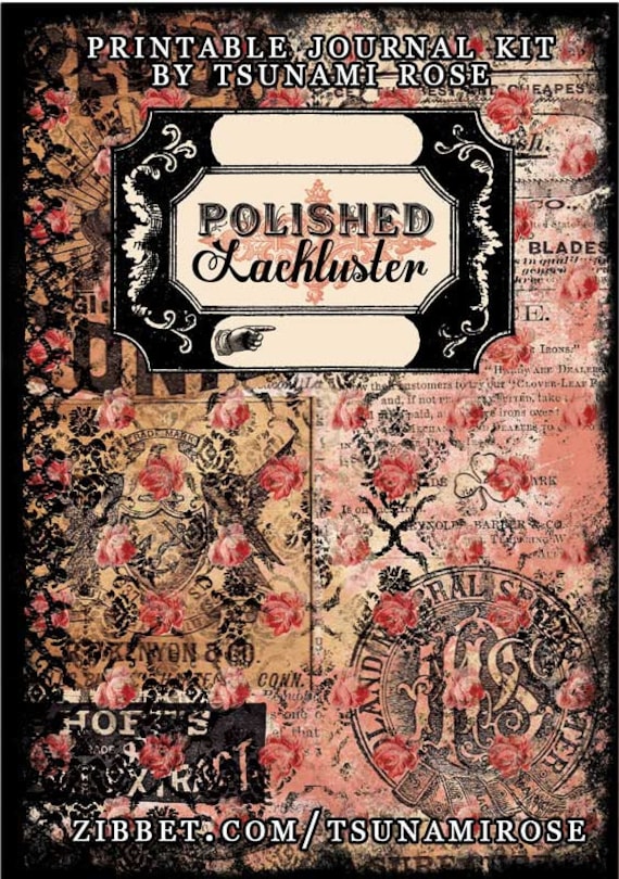 Polished Lackluster Printable Journal Kit- INSTANT DOWNLOAD