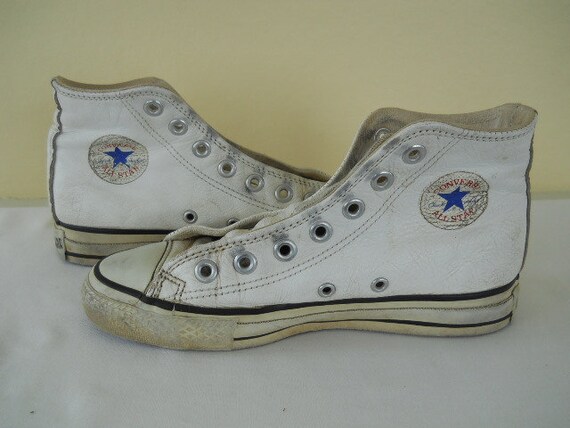 Vintage 1980's Made in USA Chuck Taylor Leather Converse