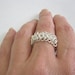 Ring A Ding Sterling Silver Plated Chain Maille Ring