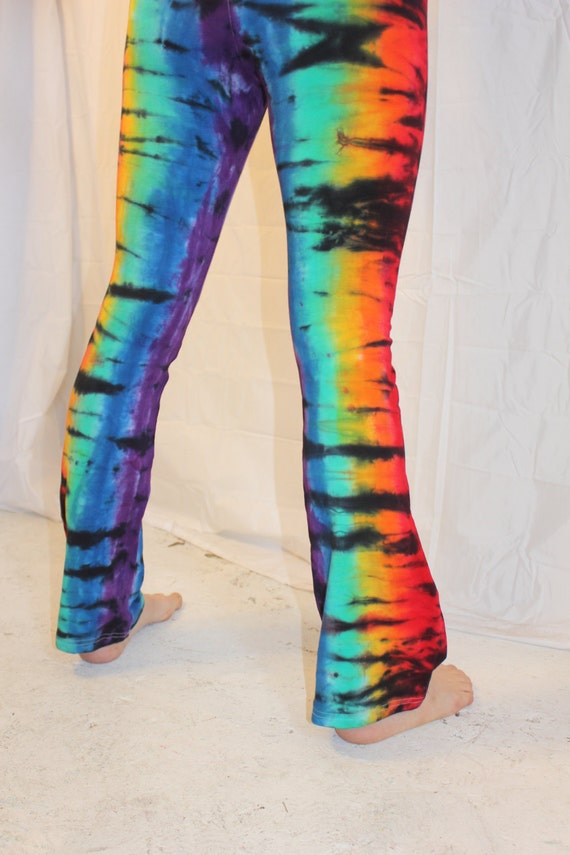 striped rainbow pants