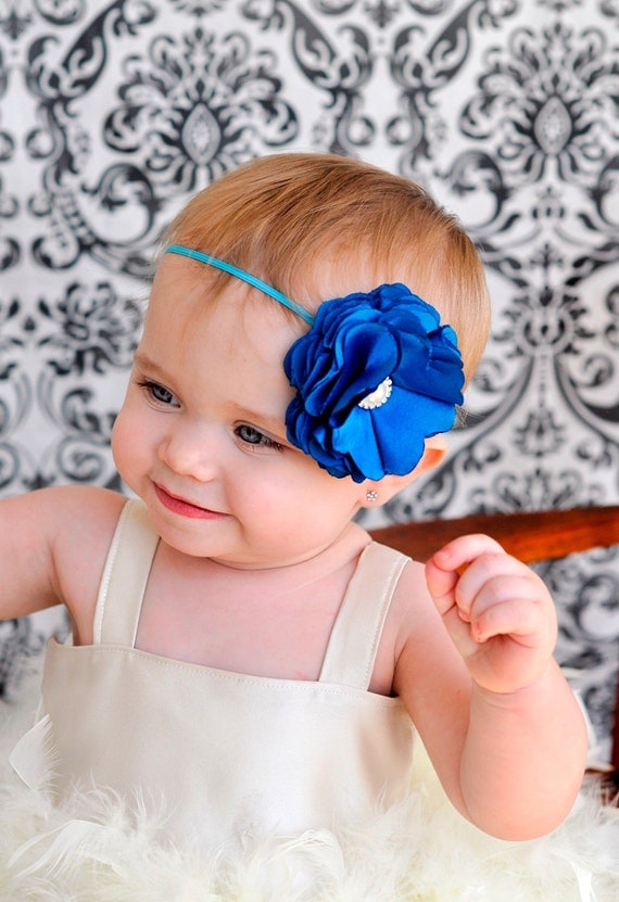980 New baby headband hk 898 Flower Girl Headband, Baby Headband, Girl Hairband, Infant Headband   