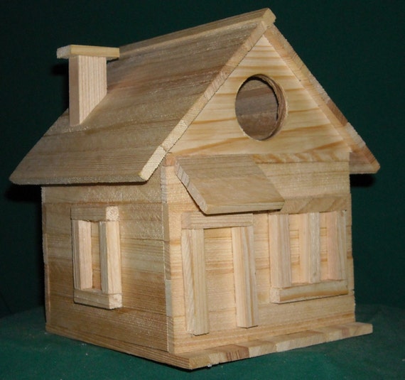 Cottage Bird House kit by alanjohnston on Etsy
