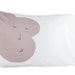 Reserved for Gabbi: Kisses Good Night Pillow - pink