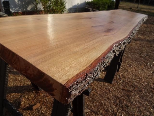 Live Edge Cherry Solid Hardwood Wood Slab Natural Table Top