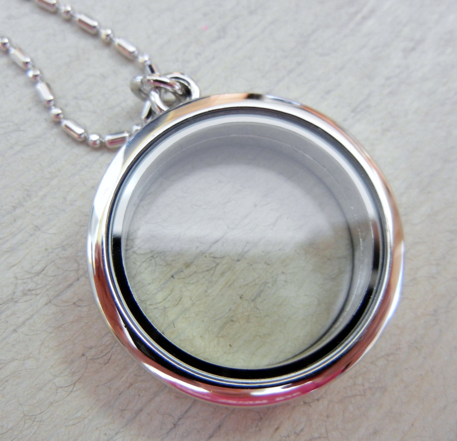 Large 6mm deep Glass Memory Locket