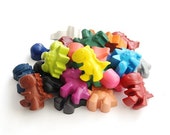 Dinosaur crayon tub, set of 24, kids gift, non toxic childrens gift, rainbow crayons
