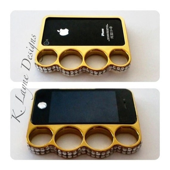 Custom Cell Phone Case- Brass Knuckles