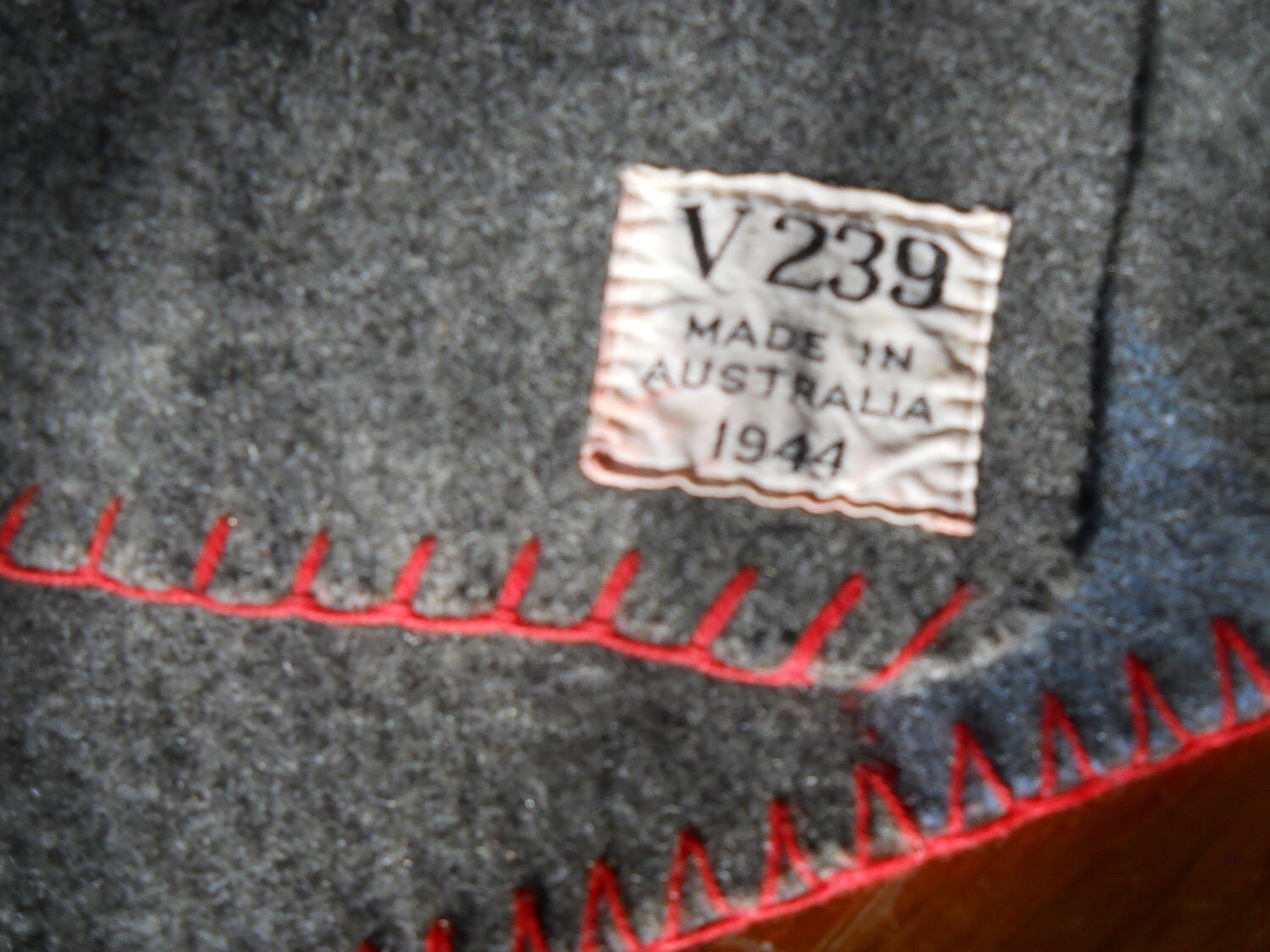 WW II Wool Army Blanket 1944 Made in Australia