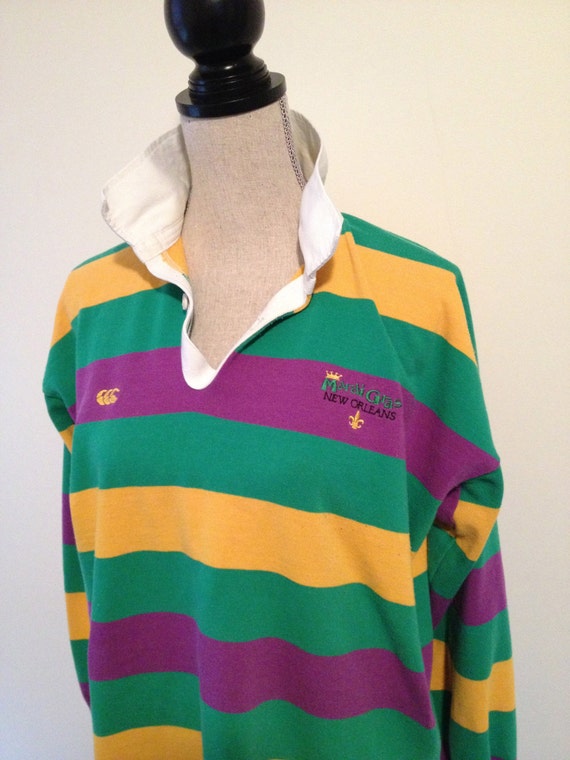 mardi gras rugby shirt