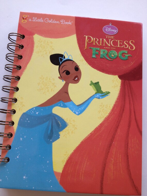 The Princess and the Frog Little Golden Book Recycled Journal