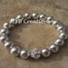 Silver Beaded Bracelet