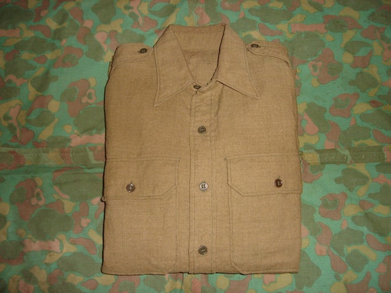 ww2 us army wool shirt