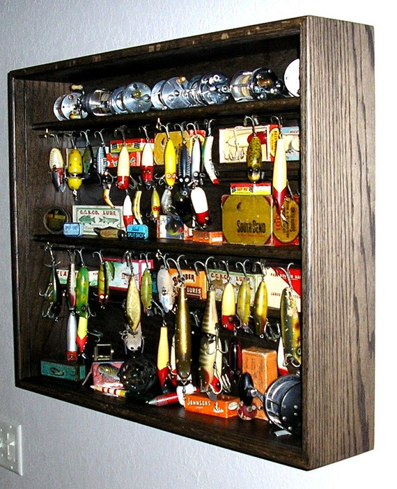 Fishing Lure Case with Ebony Stain