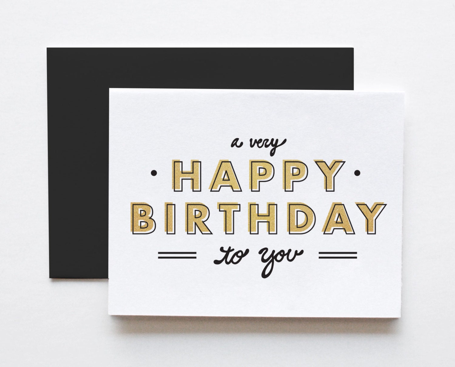 Inspirational 10 Happy Birthday Modern Card