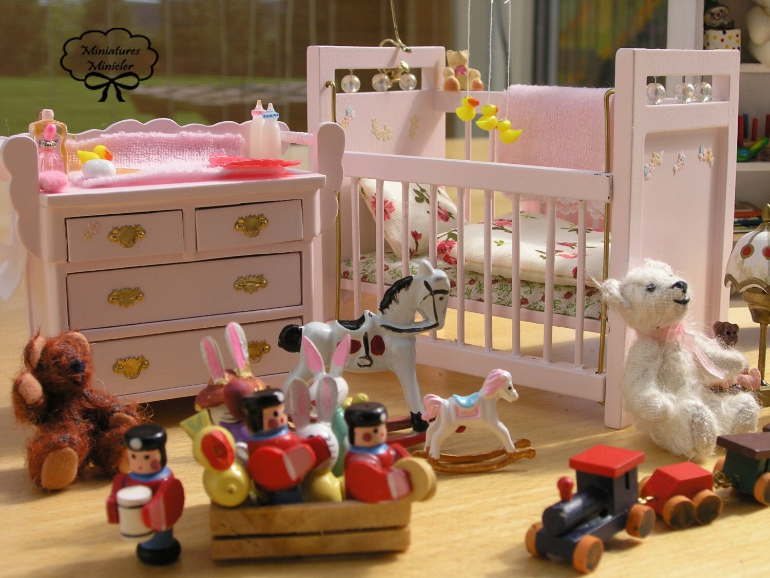 Miniature Dollhouse Children Room Kit Set Scale 112