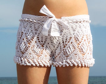 Items similar to Vintage Crochet Pattern 1970s Hip Hugger Hot Pants ...