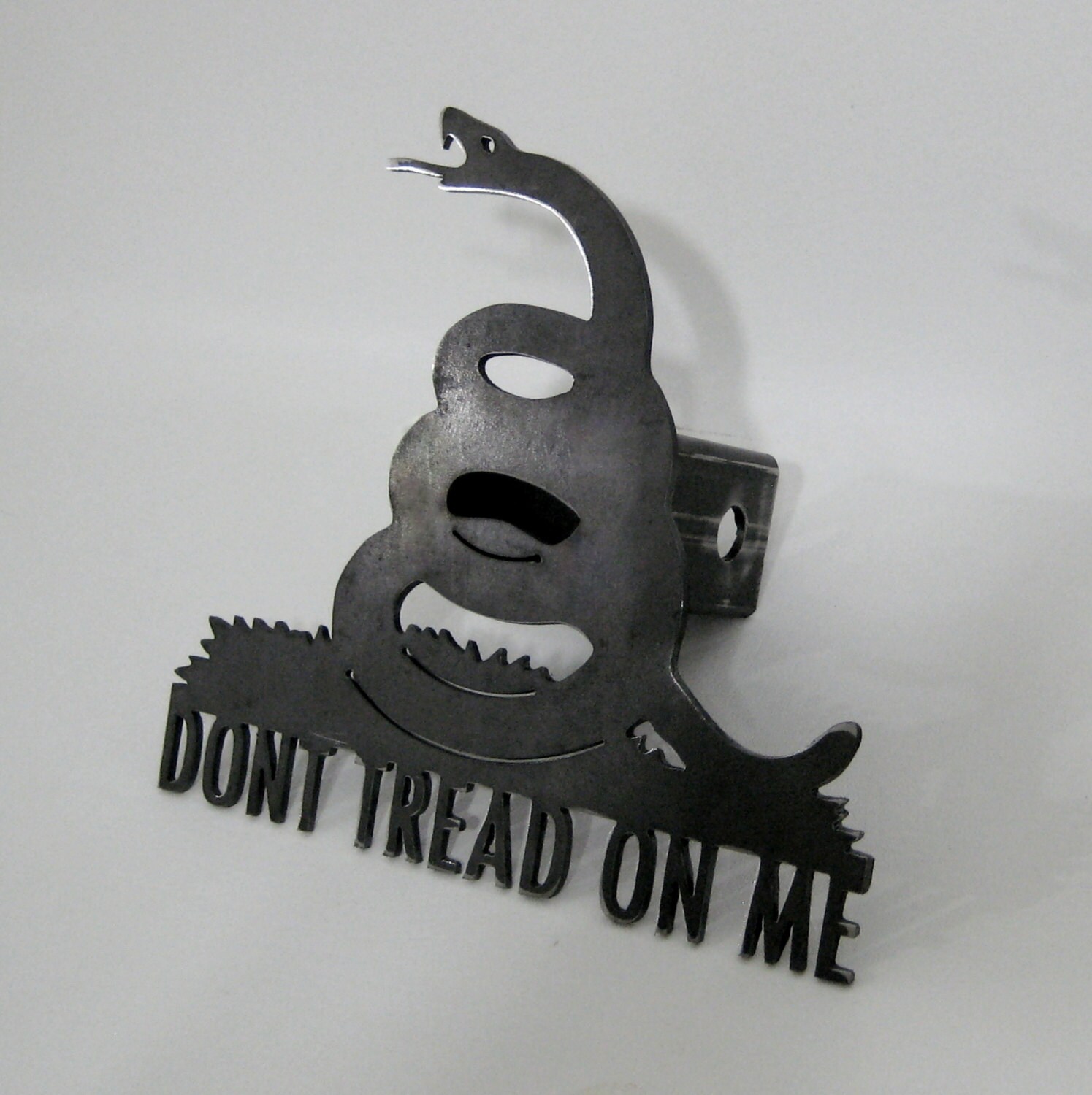 Don't Tread on Me Hitch Cover Trailer Receiver Painted
