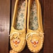 Handmade Taos Indian made Moccasins with Beading