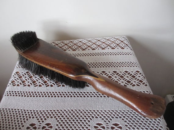 Vintage Wooden Clothes Shoe Polish Brush