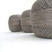 300gr/10,5 oz of organic Linen yarn, linen thread, natural linen color, grey