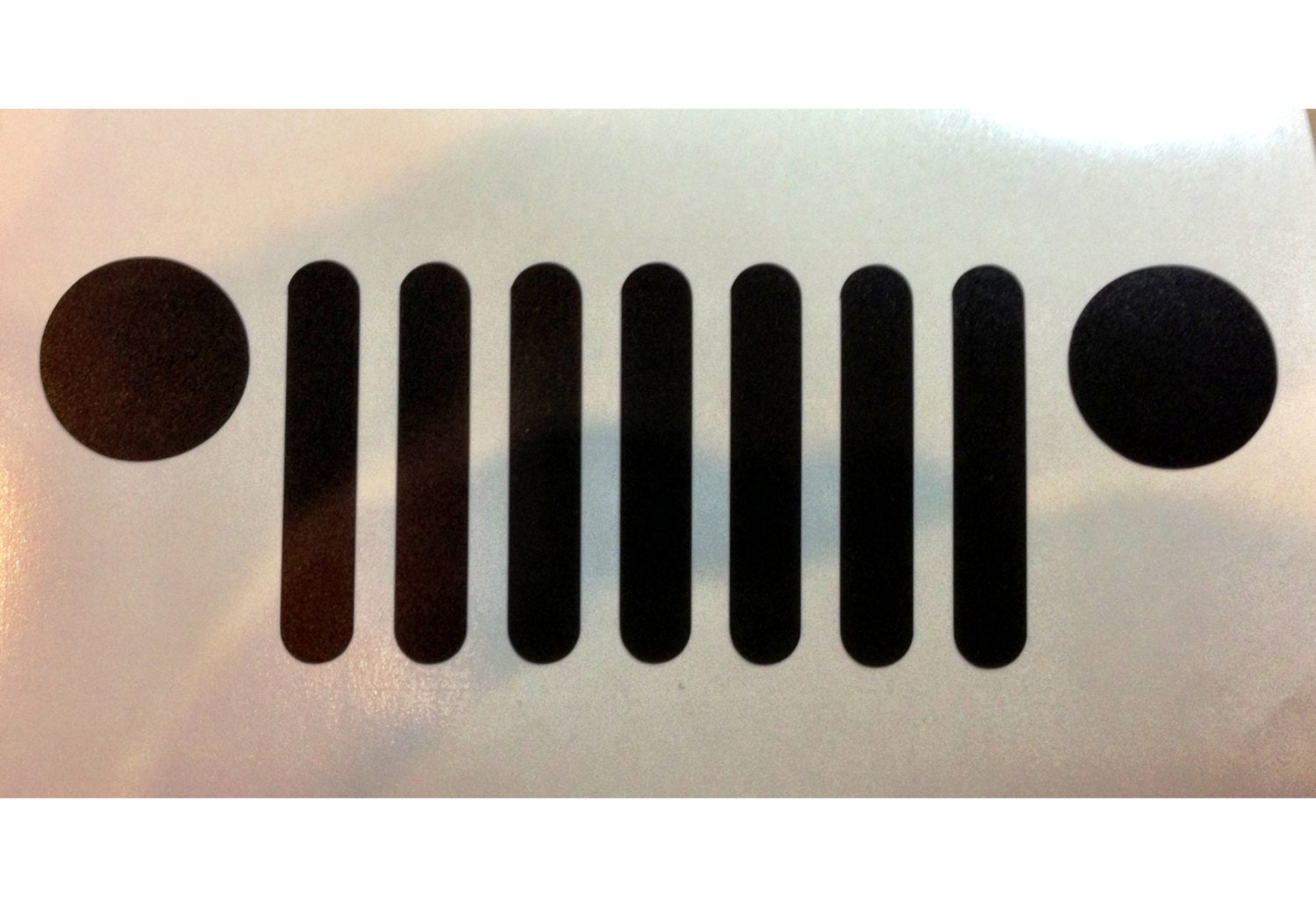 Jeep Grille car decal vinyl