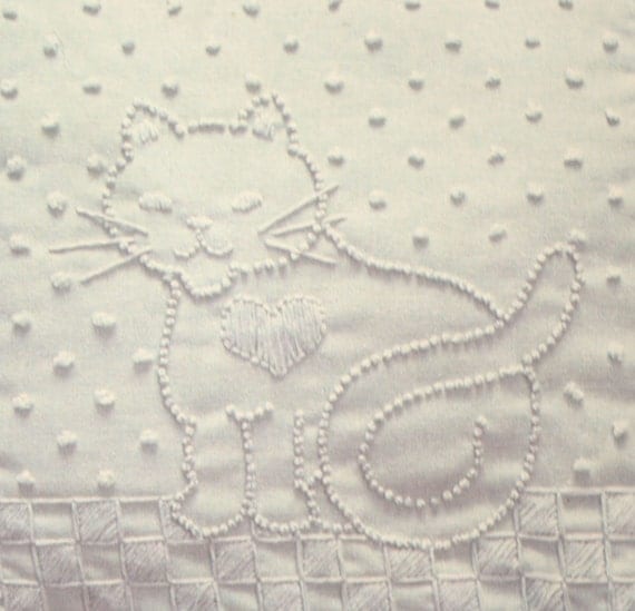 Candlewicking Pattern Whitework Embroidery Kit to make