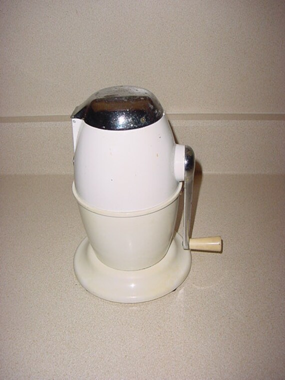 1950s Vintage RivalHand Crank Ice Crusher Retro by Twiceasgood