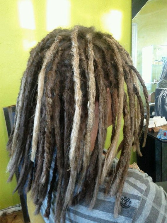 14 Permanent Dreadlock Extensions Human Hair 1 by StudioSundari