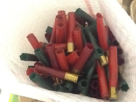 50 410 spent shotgun shells empty hulls by DesignsfromtheRoot