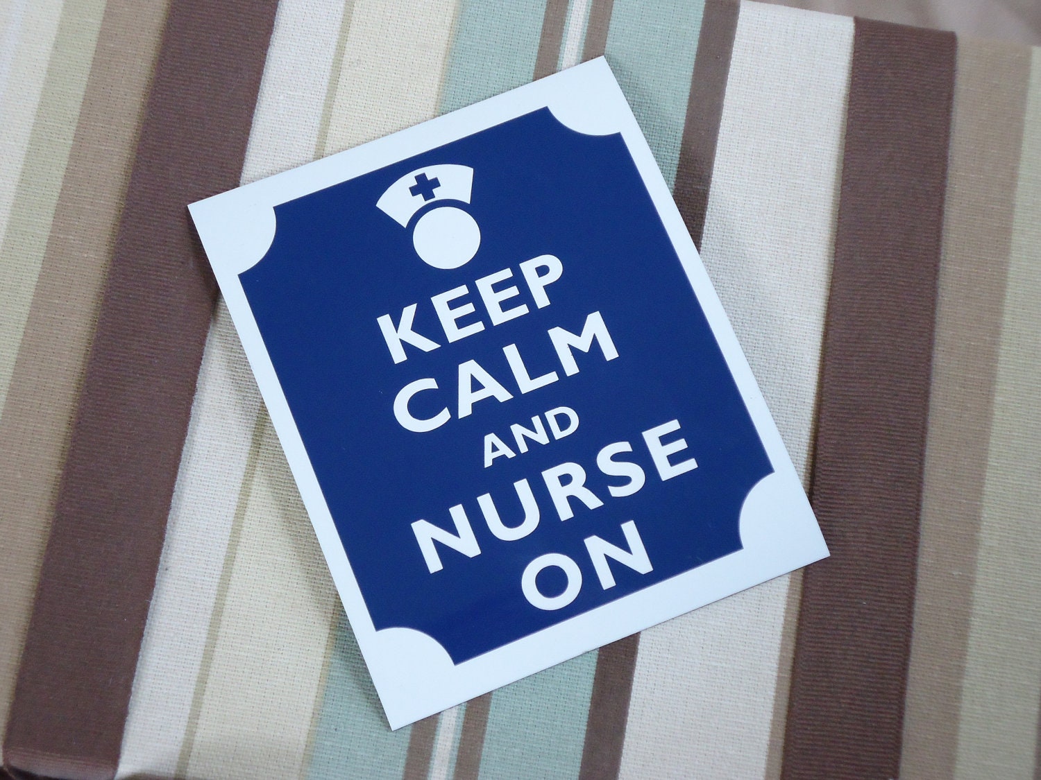 Keep calm nurse on fridge