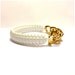 Chunky White w/ Gold Chain
