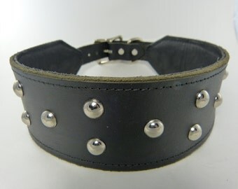 Popular items for wide leather collar on Etsy