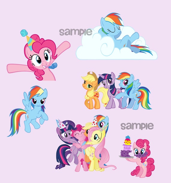 Items similar to My Little Pony digital clip art on Etsy