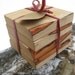 Rustic Sassafras Wood Drink Coaster Set. Set Of 4. Wedding Gift, Groomsman, Birthday, Anniversary, Groom.