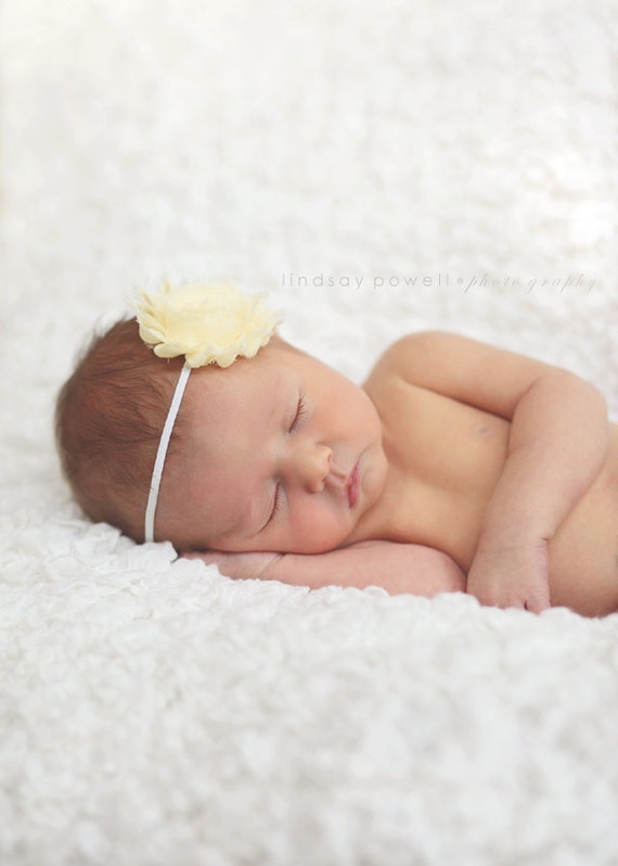 yellow newborn headband