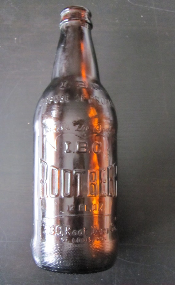 IBC Root Beer Bottle Co 12 oz Brown Bottle No by