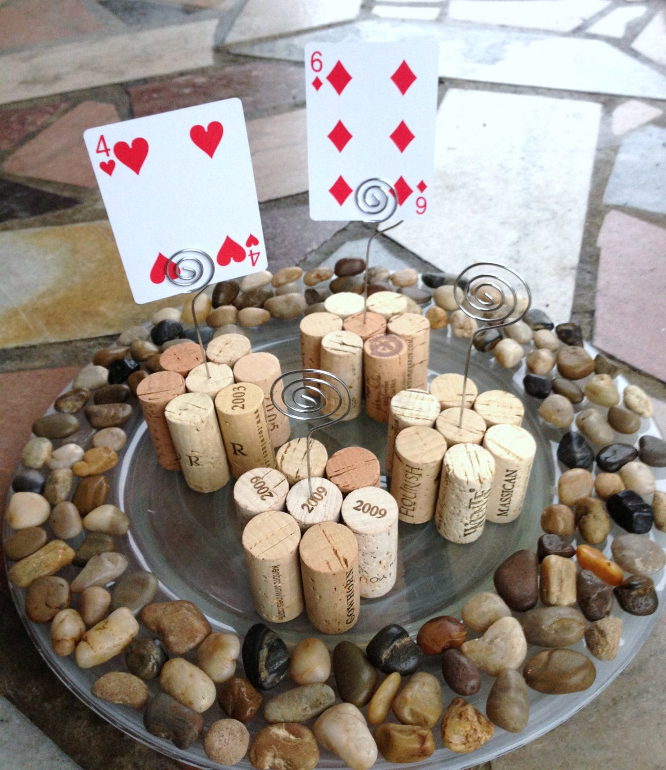 Wine Cork Table Number Holders